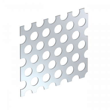 Chip Perforated - 3/8" Hole - 9/16" Spacing 40% Open