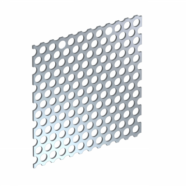 Chip Perforated - 3/16" Hole - 1/4" spacing 51% Open