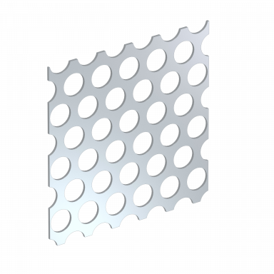 Chip Perforated - 3/8" Hole - 1/2" spacing 51% Open